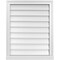 Ekena Millwork Vertical Surface Mount PVC Gable Vent w/ 2"W x 2"H , Brickmould Sill Frame, 24"W x 30"H GVPVE24X3003SN - alternate 1